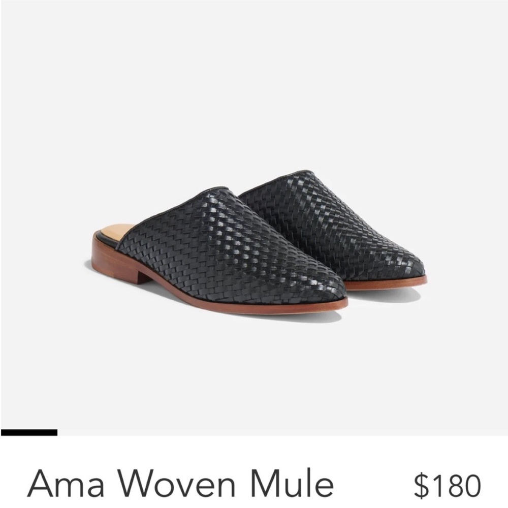 Nisolo Women's Beige Woven Mules - Picture 4 of 5